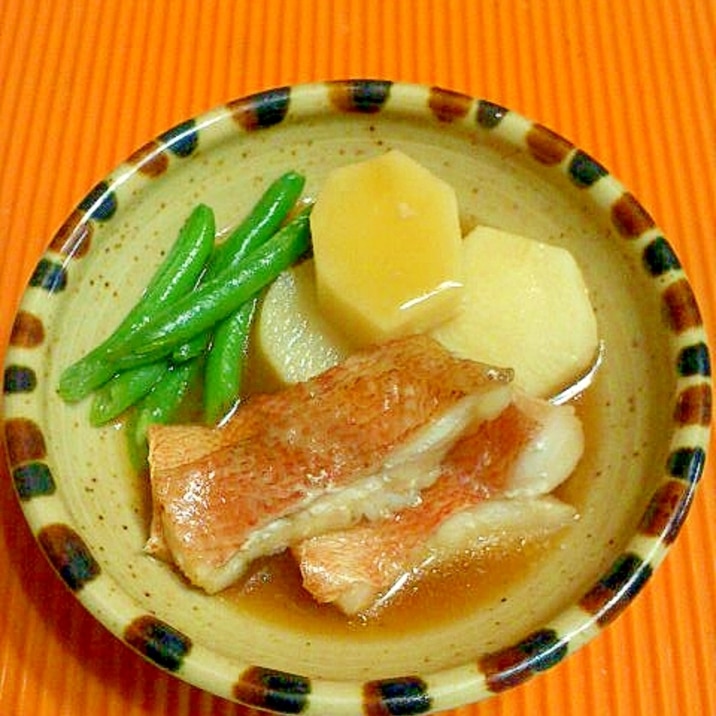 赤魚と野菜の煮付け♪